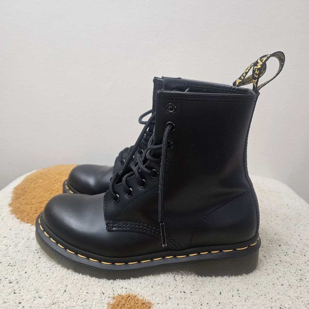Dr. Martens Black Lace Up Boots - Picture 3 of 7